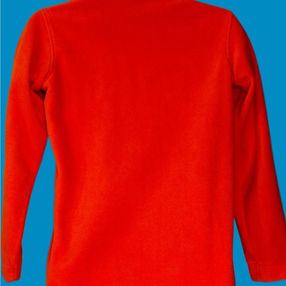 Columbia Youth Vibrant Orange Fleece Jacket - Picture 7 of 8
